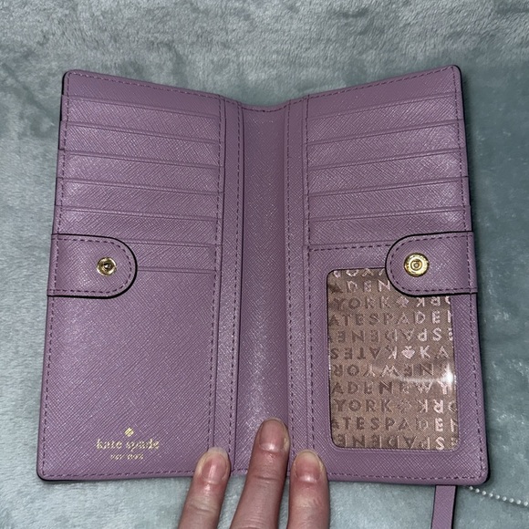 kate spade Lilac Petal Women's Wallet - Picture 8 of 11